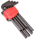 Набор ключей Г-образных 6-гранных длинных, 8пр.(7-14мм)в пластиковом держателе Forsage F-5087L