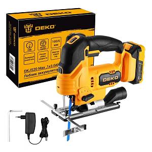 Лобзик аккумуляторный DEKO DKJS20 Max , 20В ,1x3.0Ач 083-1126