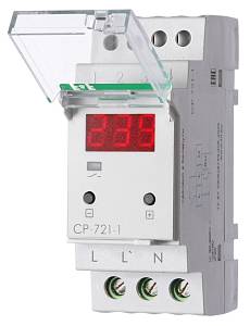 Реле контроля напряжения Евроавтоматика F&F CP-721-1 однофазное 63А