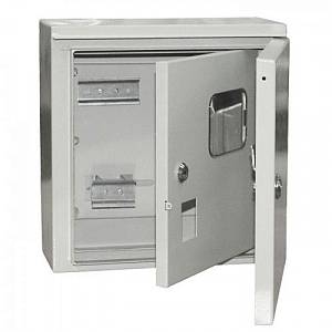 ЩУГ-1/1 IP54 Шкаф учетно-распределительный с 2-я дверками ( 310x300x150 мм)