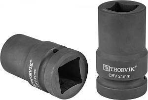 LSWS00121 Головка торцевая 4-х гранная для ручного гайковерта 1&quot;DR, 21 мм Thorvik