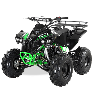 Квадроцикл MOTAX ATV Raptor-LUX 125 сс Черный (Зеленая рама)