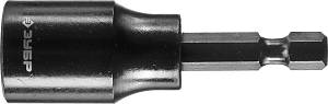 ЗУБР 13 мм, 60 мм, удлиненная, ударная бита с торцевой головкой, Профессионал (26377-13)