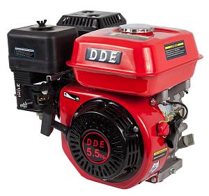 Двигатель бензиновый 4-х тактный DDE 168F-Q19 (19.05мм, 5.5л.с., 163 куб.см.,фильтр-картридж, датчик уровня масла)