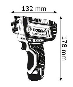 Дрель-шуруповерт Bosch GSR 12V-15 FC аккум. патрон:быстрозажимной (кейс в комплекте)