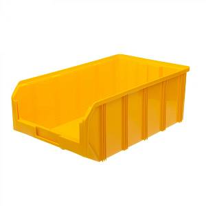 Пластиковый ящик Стелла-техник V-4-желтый