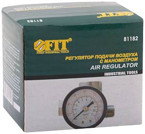 Регулятор подачи воздуха с манометром FIT
