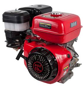Двигатель бензиновый 4-х тактный DDE 188F-S25G (25.0мм, 13.0л.с., 389 куб.см.,фильтр-картридж, датчик уровня масла, генерирующая катушка 80W)