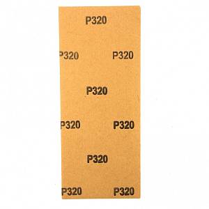 Шлифлист на бумажной основе, P 320, 115 х 280 мм, 5 шт, водостойкий Matrix