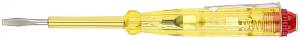 Отвертка индикаторная, желтая ручка 100 - 500 В, 140 мм KУРС