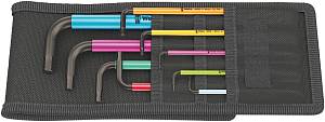 950/9 SPKL Hex-Plus Multicolour Imperial BlackLaser 1 Набор Г-образных ключей, с шаром, 9 пр., 5/64-3/8" WERA