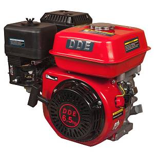 Двигатель бензиновый 4-х тактный DDE 168FB-S20 (20.0мм, 6.5л.с., 196 куб.см.,фильтр-картридж, датчик уровня масла)