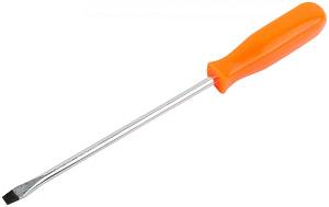 Отвертка &quot;Эконом&quot;, CrV сталь, пластиковая оранжевая ручка 6х150 мм SL FIT