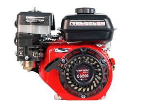 Двигатель VERTON GARDEN BS-200/20 (раб.V двиг.196 см3,макс. мощн.4.8кВт/6.5л.с,d вала 20мм,V топ.бака 3.6 л.ручн. зап.)