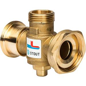 SVM-0050-327008 STOUT Термостатический смесительный клапан G 1"1/2M-G 1"1/2F-G 1"M 70°С SVM-0050-327008 STOUT Термостатический смесительный клапан G 1"1/2M-G 1"1/2F-G 1"M 70°С