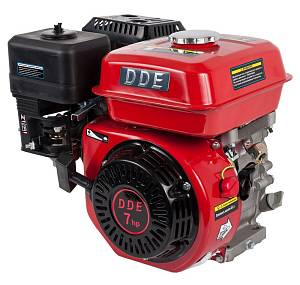 Двигатель бензиновый 4-х тактный DDE 170F-Q19 (19.05мм, 7.0л.с., 208 куб.см.,фильтр-картридж, датчик уровня масла)