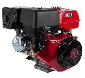 Двигатель бензиновый 4-х тактный DDE 190F-S25G (25.0мм, 15.0л.с., 420 куб.см.,фильтр-картридж, датчик уровня масла, генерирующая катушка 80W)