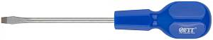 Отвертка "Модерн", CrV сталь, пластиковая синяя ручка 5х100 мм SL FIT