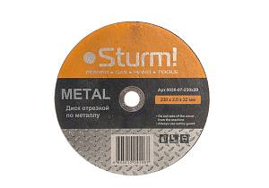 Отрезной диск по металлу Sturm! 9020-07-230x20