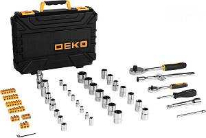 Набор инструмента для авто в чемодане Deko DKMT72 (72 предмета) 065-0734